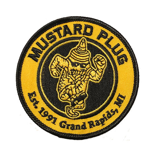 Mustard Man Embroidered Patch – Mustard Plug Merch