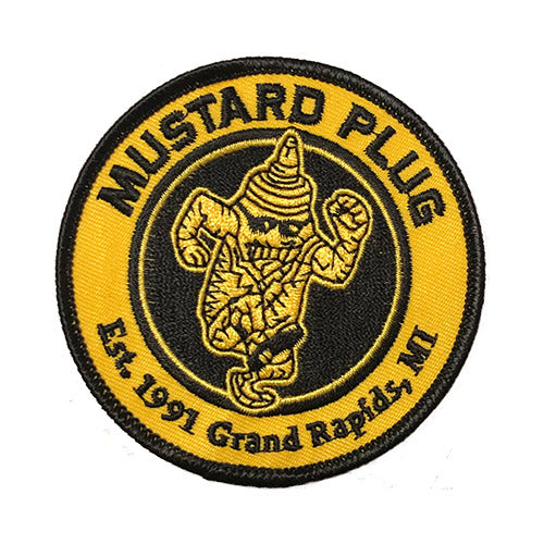 Mustard Man Embroidered Patch